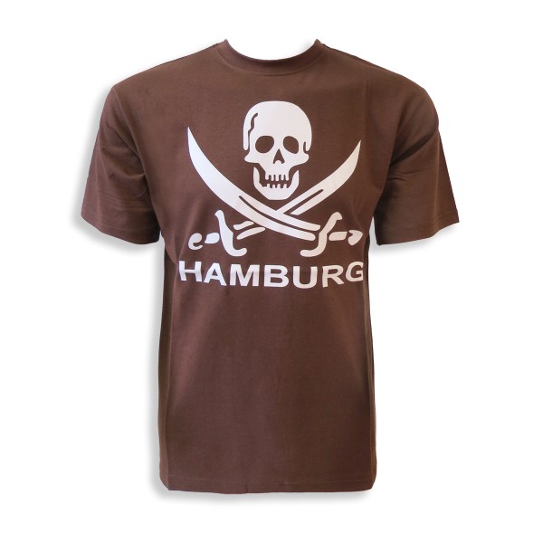 Sonia Originelli T-Shirt "Totenkopf Hamburg" Schwert Skull