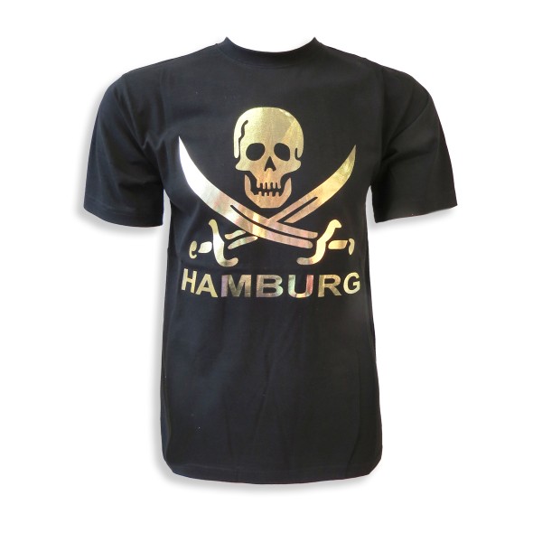 Sonia Originelli T-Shirt "Totenkopf Hamburg" Schwert Skull Fabrikverkauf
