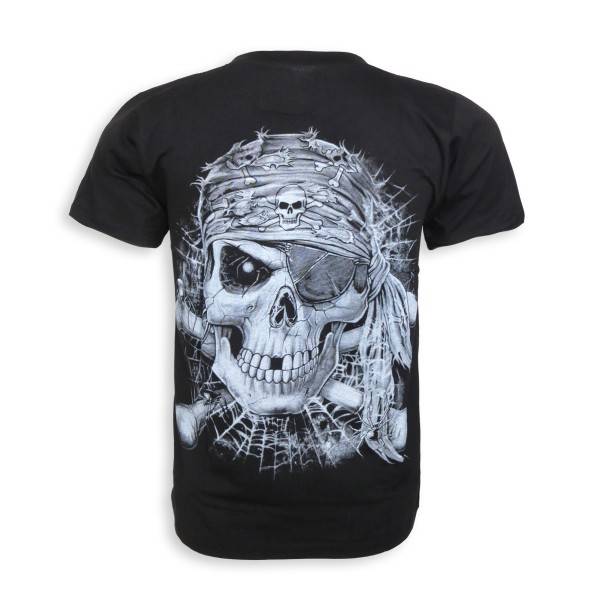 Sonia Originelli T-Shirt Totenkopf Monster doppelseitig bedruckt Online