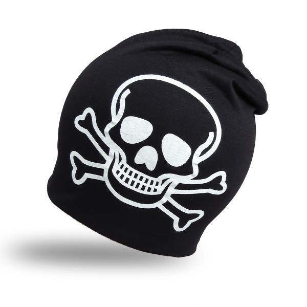 Sonia Originelli Beanie Mütze "Skull" Unisex Totenkopf Halloween