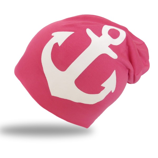 Sonia Originelli Beanie Mütze Kind "Anker" Kindermütze Maritim