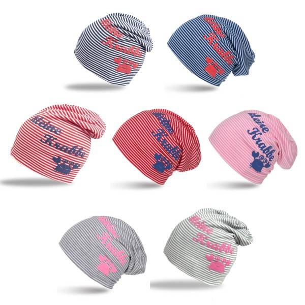 Sonia Originelli Beanie Mütze Kind "Kleine Krabbe" Maritim Streifen Meist gekauft