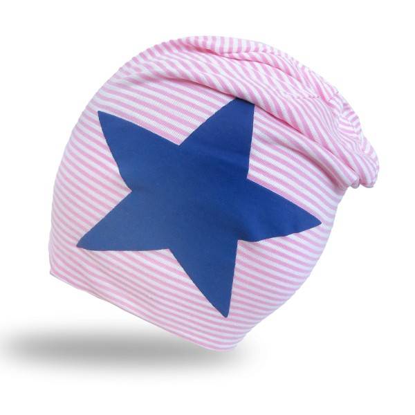 Sonia Originelli Beanie Mütze Kind "Maritim Stern" Kindermütze