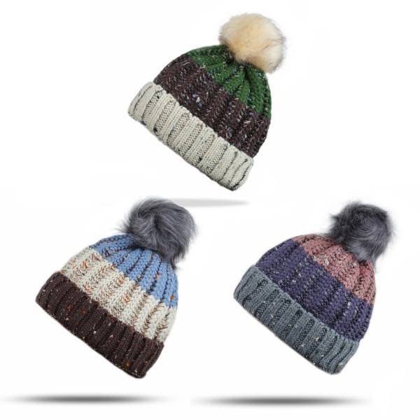 Sonia Originelli Bommelmütze XL Winter Mütze Strick Kunstfell Teddyfell Hotsell