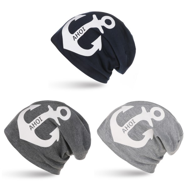 Sonia Originelli City-Beanie "Ahoi" Anker Mütze Maritim im Angebot