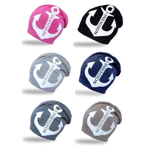 Sonia Originelli City-Beanie "Norderney" Anker Mütze Maritim Blitzverkäufe