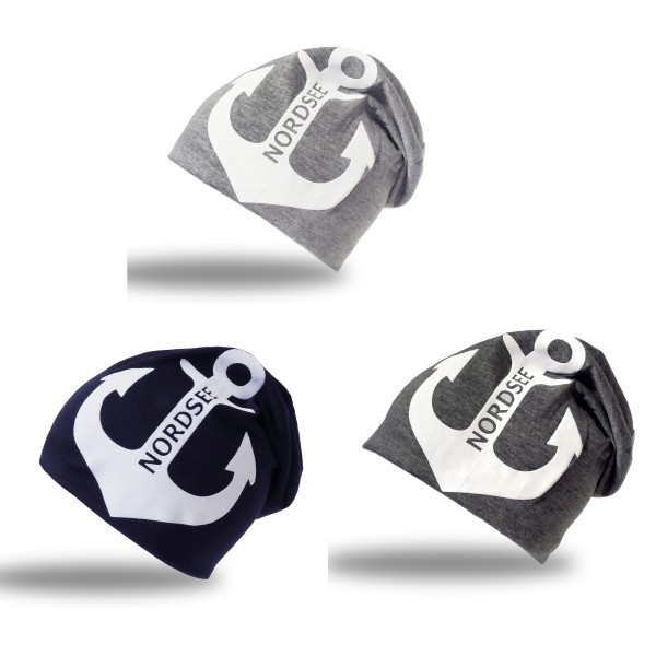 Sonia Originelli City-Beanie "Nordsee" Anker Mütze Maritim Online