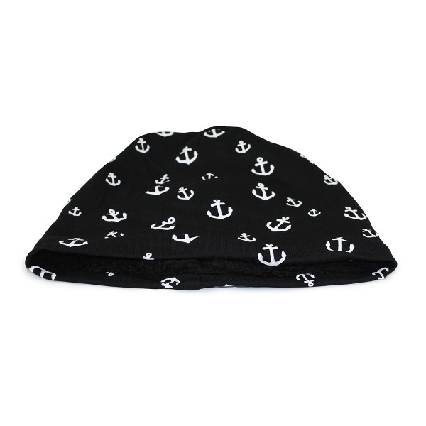 Sonia Originelli Winter Beanie Mütze "Mini Anker" Teddyfell Futter Maritim Günstiger Verkauf