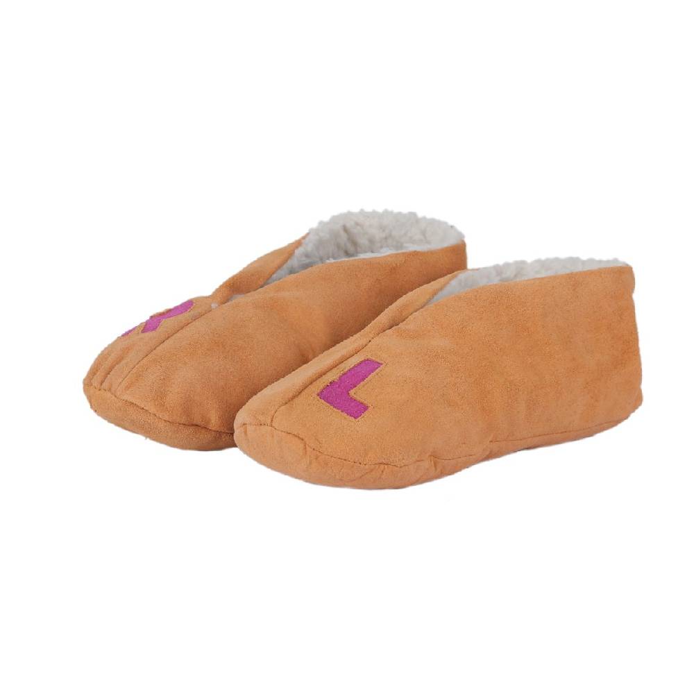 Sonia Originelli Kinder Wildlederhausschuh "Links Rechts" Leder Schluffis
