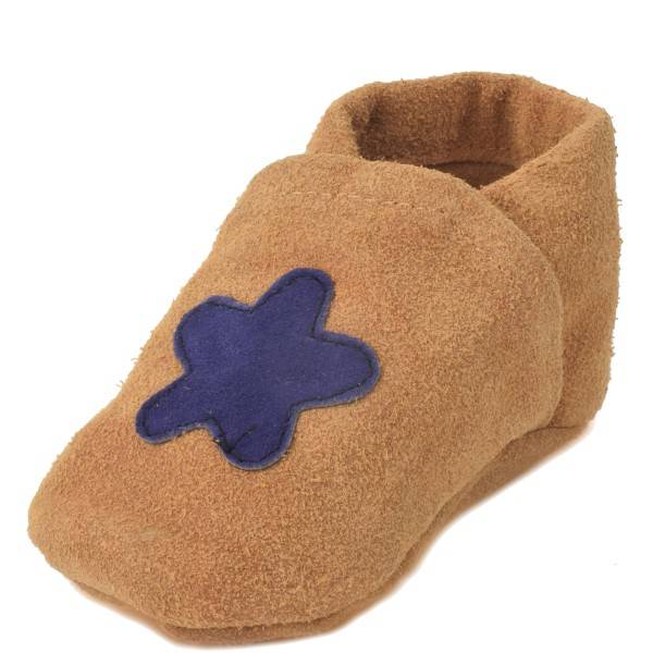 Sonia Originelli Kleinkinder Baby Wildlederhausschuh "Blume" Echt Leder im Angebot