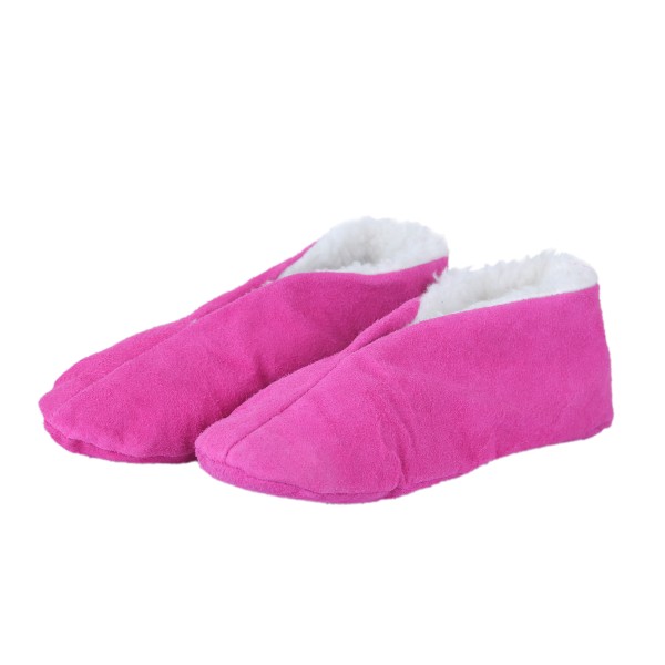 Sonia Originelli Wildlederhausschuh "Basic" Echt Leder Kuschelfell Schluffis