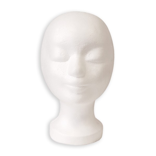 Sonia Originelli Modelkopf Classic Frau Styropor Weiß Mützenhalter Shopdisplay Fabrikverkauf