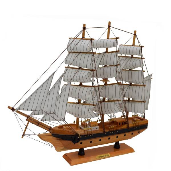 Sonia Originelli Segelschiff "L" Modellschiff Dekoration Schiff Maritim Großer Ausverkauf