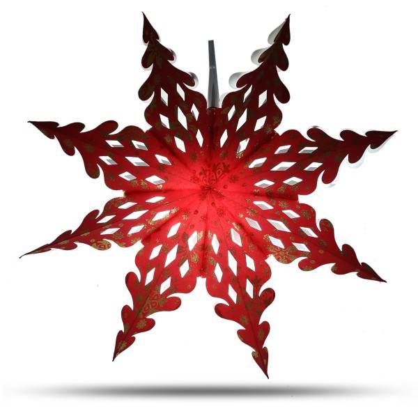 Sonia Originelli Weihnachtsstern 40cm Papier-Stern Weihnachtsdeko Lagerräumung