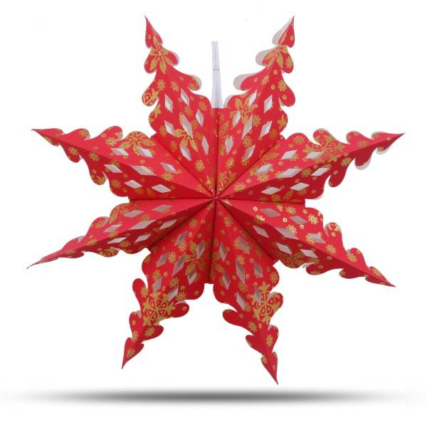 Sonia Originelli Weihnachtsstern 40cm Papier-Stern Weihnachtsdeko Lagerräumung