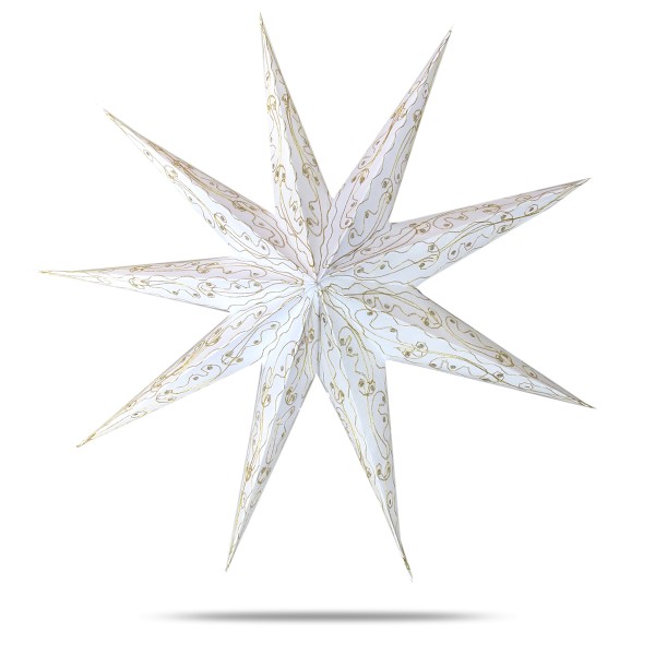 Sonia Originelli Weihnachtsstern 60cm Papier-Stern Weihnachtsdeko 50% Rabatt mit kostenlosem Versand