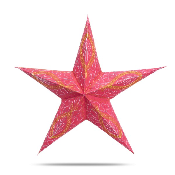 Sonia Originelli Weihnachtsstern 60cm Papier-Stern Weihnachtsdeko 50% Rabatt für begrenzte Zeit