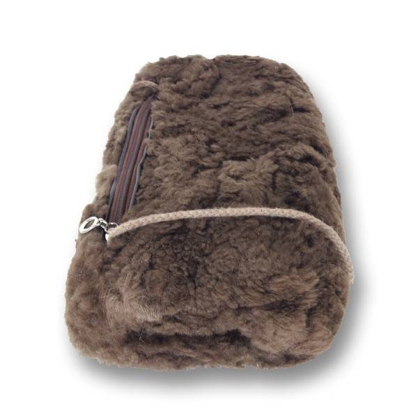 Sonia Originelli Muff Lammfell Portemonnaie Tasche Natur Kordel Fabrik Onlineshop