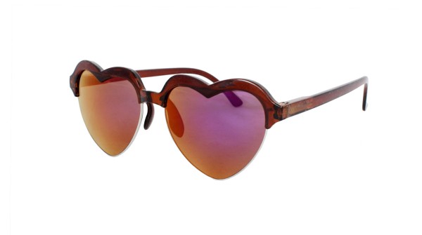 Sonia Originelli Sonnenbrille Herzchen Verspiegelt JGA Herz Party Fasching Muttertagsangebot