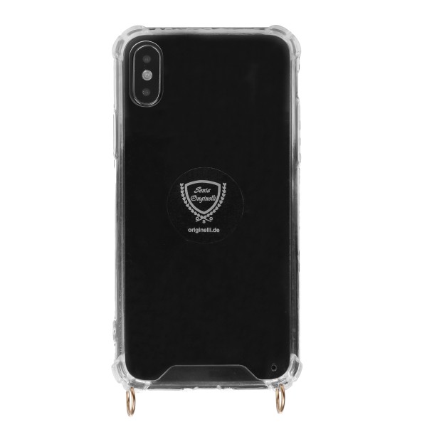Sonia Originelli Handyhülle mit Ösen Transparent "Passend für Samsung Modelle" für Handyketten Lagerräumung
