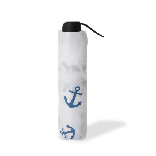 Sonia Originelli Taschenschirm "Mini Anker" premium Regenschutz maritim Vierteljährliche Förderung