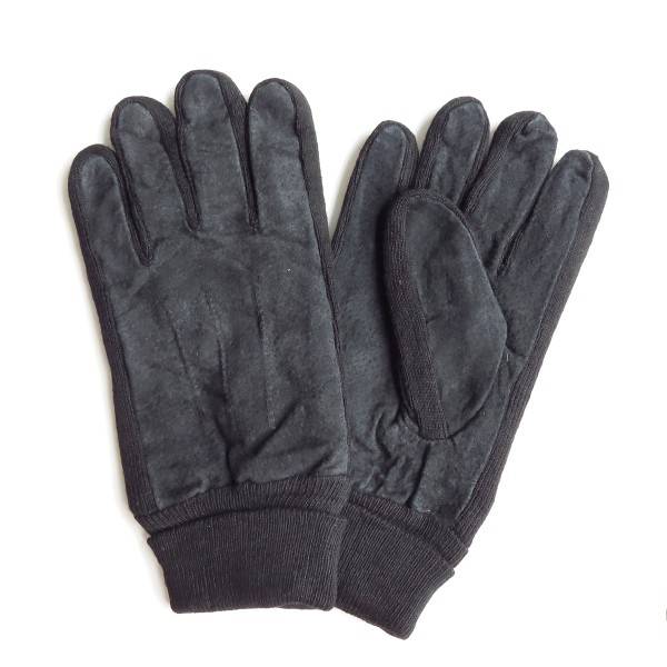 Sonia Originelli Lederhandschuhe mit Strickstulpe und Dehnung unisex gefüttert Kostenloser Versand international