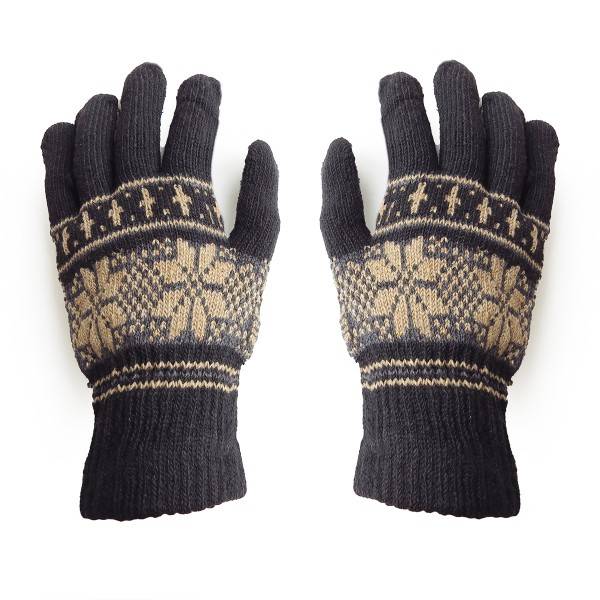 Sonia Originelli Sortiment 12 Paar Strickhandschuhe Stern Muster Norweger Winter Schneeflocken Unisex Im Verkauf