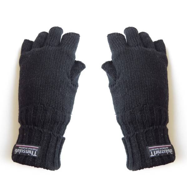 Sonia Originelli Strickhandschuh Halbfinger Wolle Fleece Winter Unisex 2025