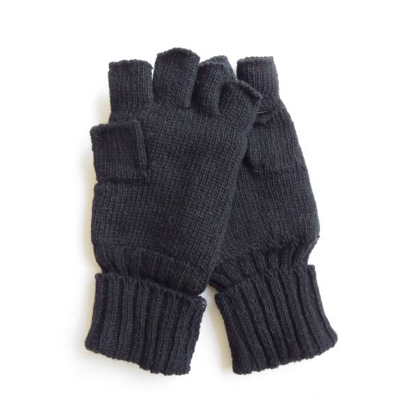 Sonia Originelli Strickhandschuh Halbfinger Wolle Fleece Winter Unisex 2025