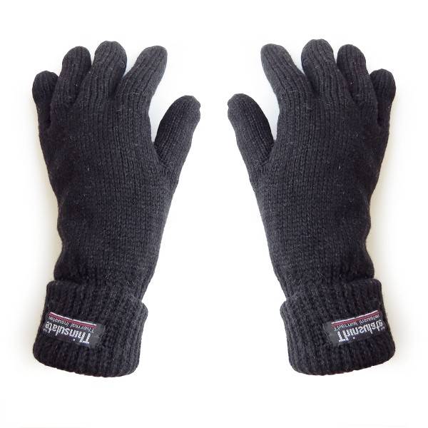 Sonia Originelli Strickhandschuhe Einfarbig Finger Umschlag Wolle Fleece Unisex Online