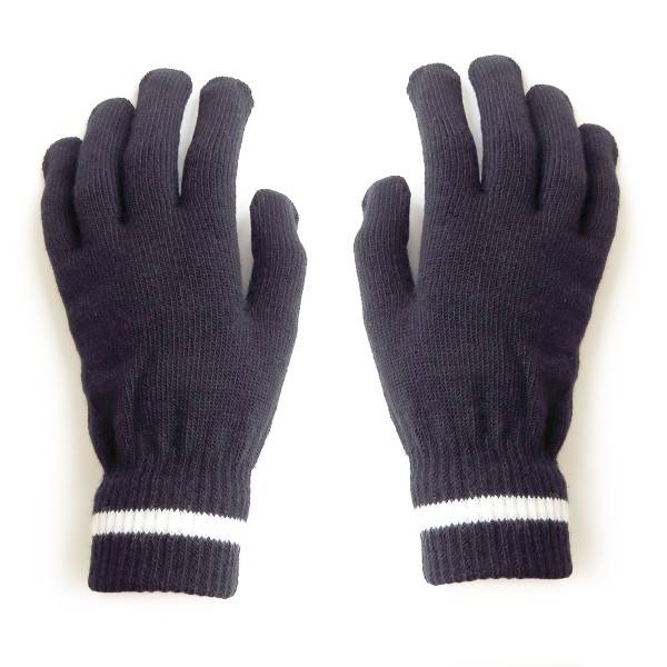 Sonia Originelli Strickhandschuhe Finger Streifen Uni Winter Unisex Outlet