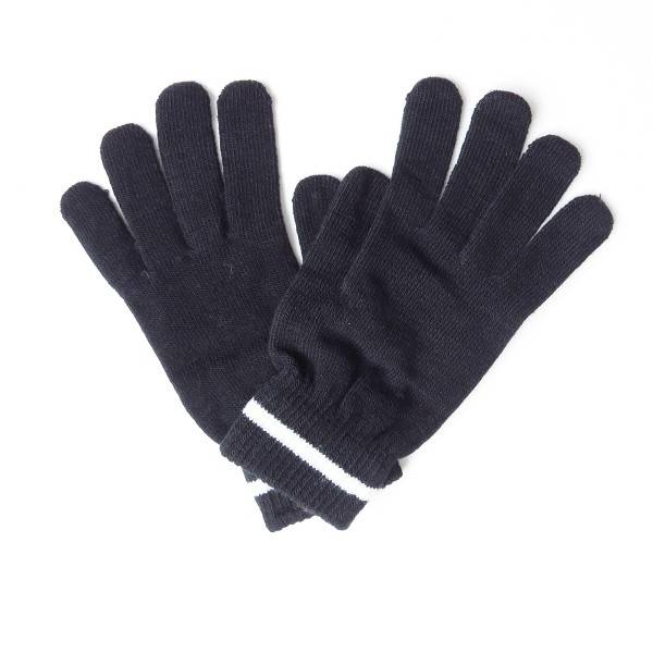 Sonia Originelli Strickhandschuhe Finger Streifen Uni Winter Unisex Outlet