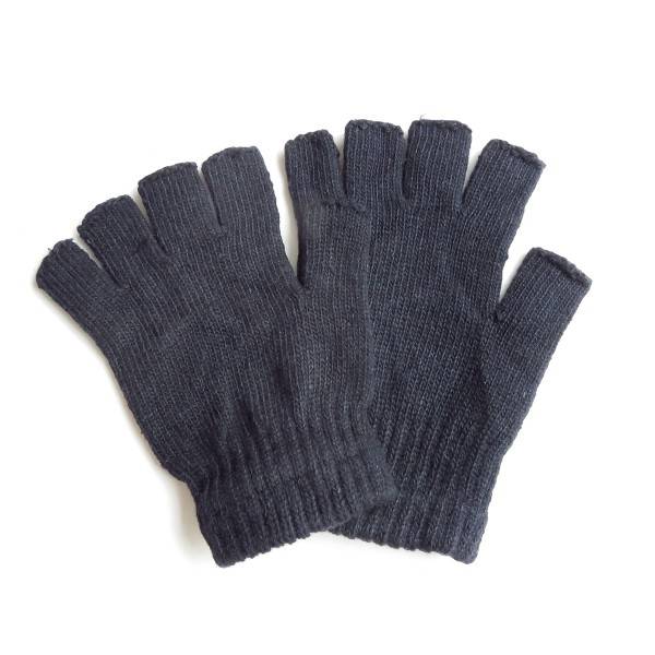 Sonia Originelli Strickhandschuhe Fingerhandschuhe Strick Halbfinger Einfarbig Winter im Angebot