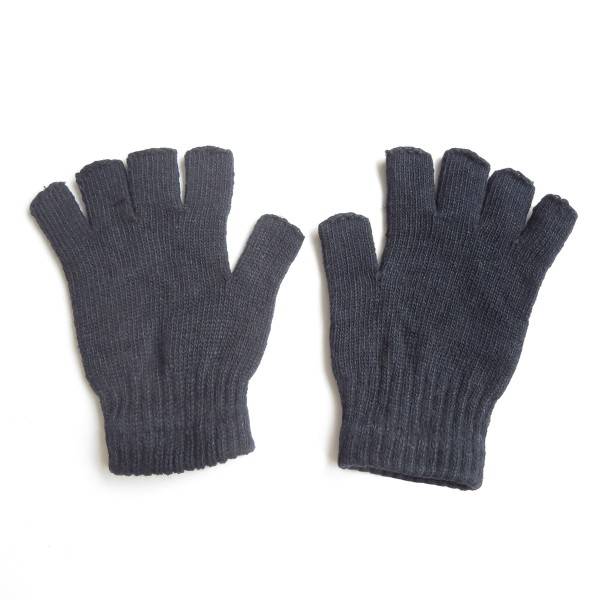 Sonia Originelli Strickhandschuhe Fingerhandschuhe Strick Halbfinger Einfarbig Winter im Angebot