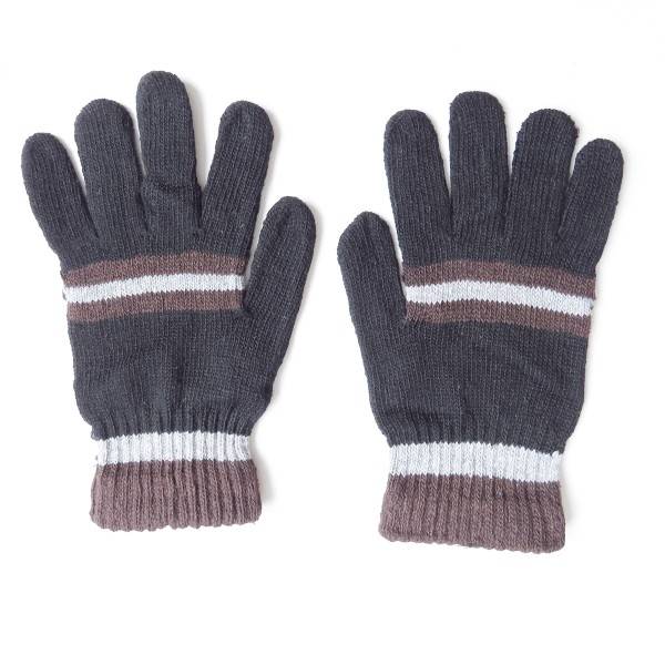 Sonia Originelli Strickhandschuhe Herren Finger Winter Streifen Unisex Fabrikverkauf