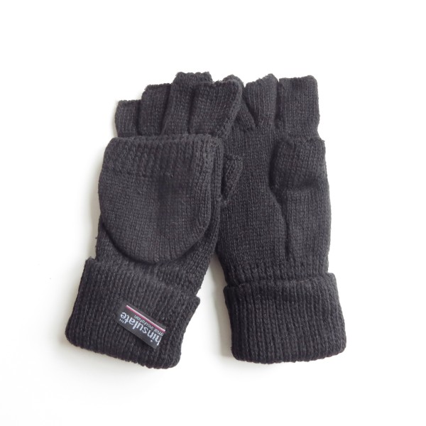 Sonia Originelli Strickhandschuhe Kappe Halbfinger Fäustel Wolle Fleece Meist gekauft
