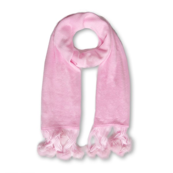 Sonia Originelli Schal Angora Viskose Bommel Winter Soft Preisnachlass