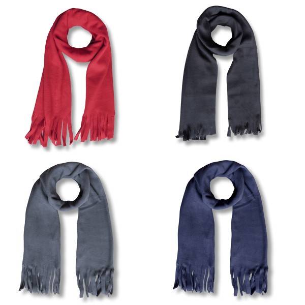 Sonia Originelli Schal Fleece Fransen Winter einfarbig Cyber Monday