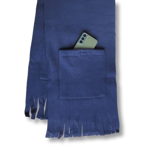 Sonia Originelli Schal Fleece Taschen Fransen Winter Weihnachtsangebot