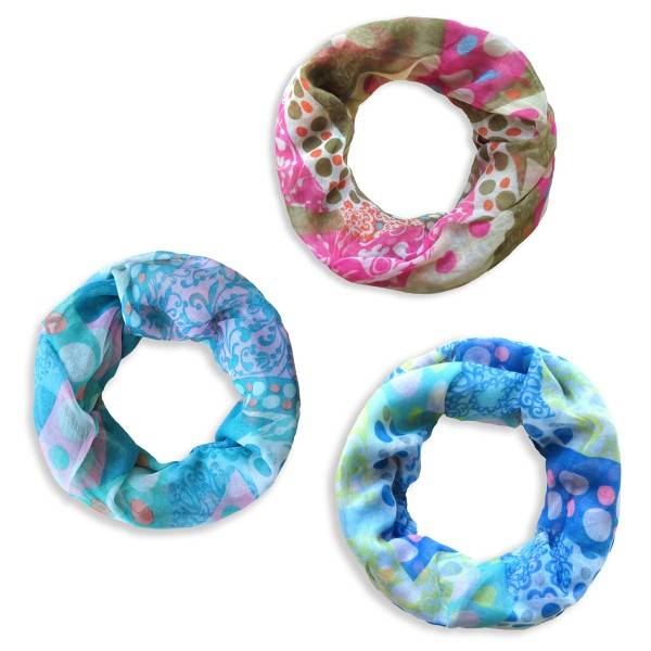 Sonia Originelli Schal Loop "Abstrakte Kunst" Rundschal Sommer Blitzangebot
