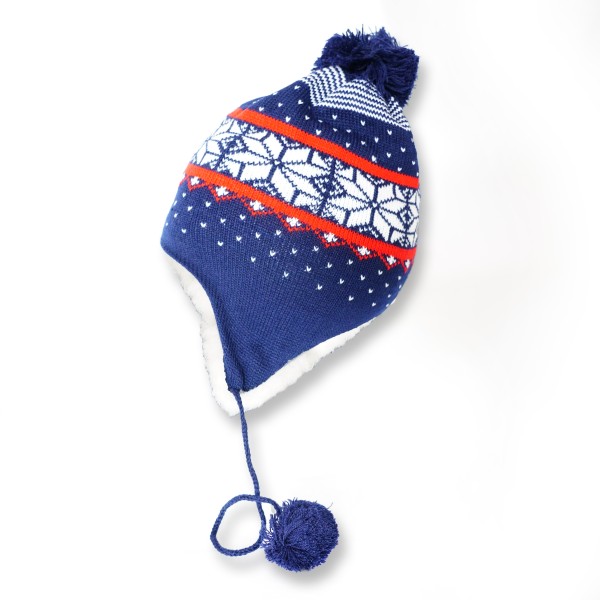 Sonia Originelli SET Kinder Schal und Mütze Norweger Teddyfell Bommel Winter Saisonale Angebote