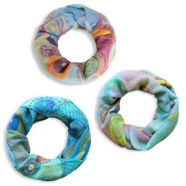 Sonia Originelli Schal Loop "Love" Glitzer Rundschal Sommer Letzte 3 Tage