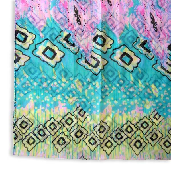 Sonia Originelli Schal Loop "Raute" neon Rundschal Sommer Zeitbegrenzte Promotion