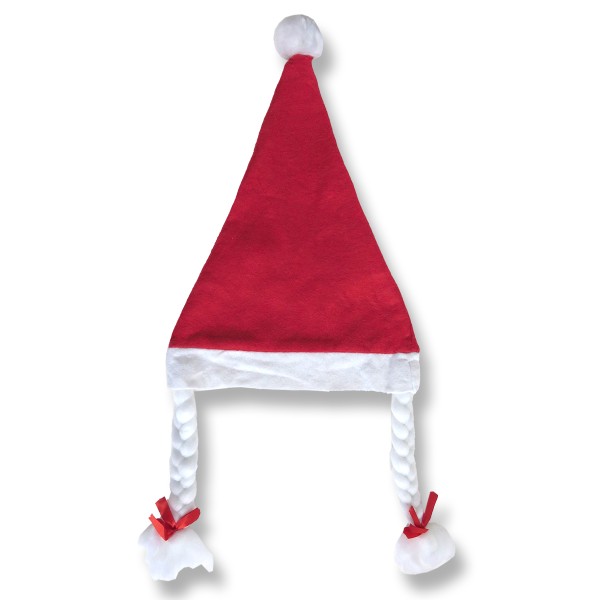 Sonia Originelli 5er SET Weihnachtsmütze "Classic Frauen" Zöpfe Santa Black Friday Preise