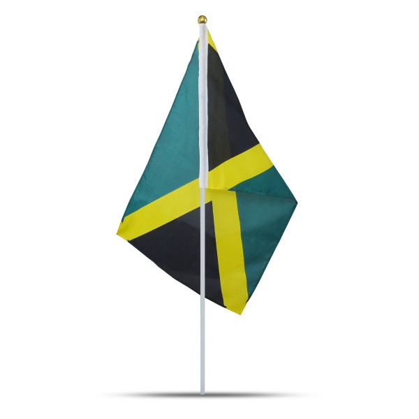 Sonia Originelli 10er Set Fahne Flagge Winkfahne "Jamaika" Jamaica Handfahne EM WM Günstig kaufen