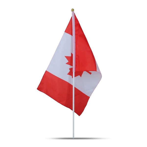 Sonia Originelli 10er Set Fahne Flagge Winkfahne "Kanada" Canada Handfahne EM WM Flash Sale