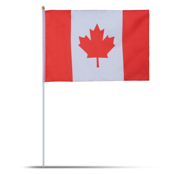 Sonia Originelli 10er Set Fahne Flagge Winkfahne "Kanada" Canada Handfahne EM WM Flash Sale