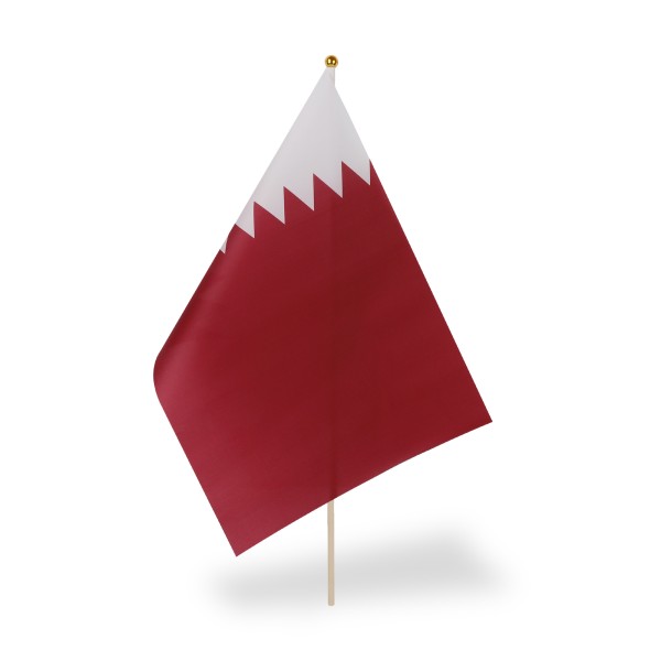 Sonia Originelli 10er Set Fahne Flagge Winkfahne "Katar" Qatar Handfahne EM WM Begrenztes Angebot