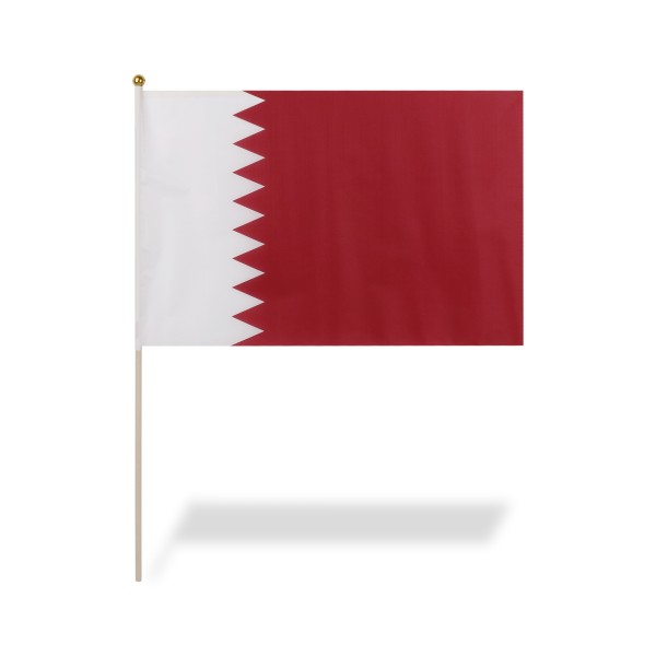 Sonia Originelli 10er Set Fahne Flagge Winkfahne "Katar" Qatar Handfahne EM WM Begrenztes Angebot