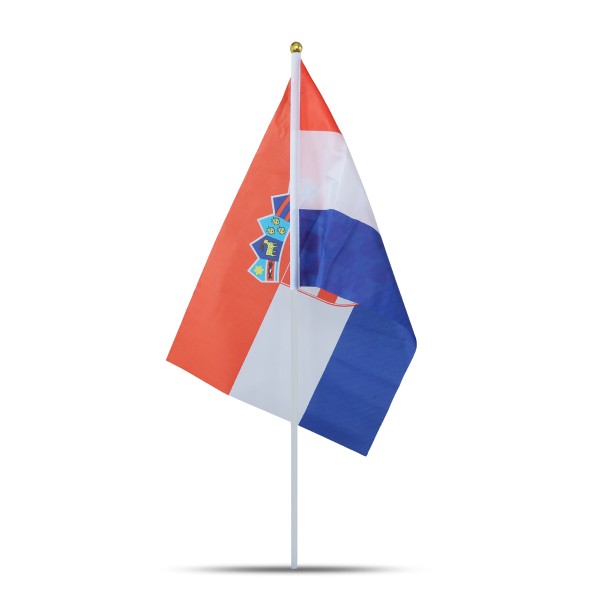 Sonia Originelli 10er Set Fahne Flagge Winkfahne "Kroatien" Croatia Handfahne EM WM Saisonschlussverkauf